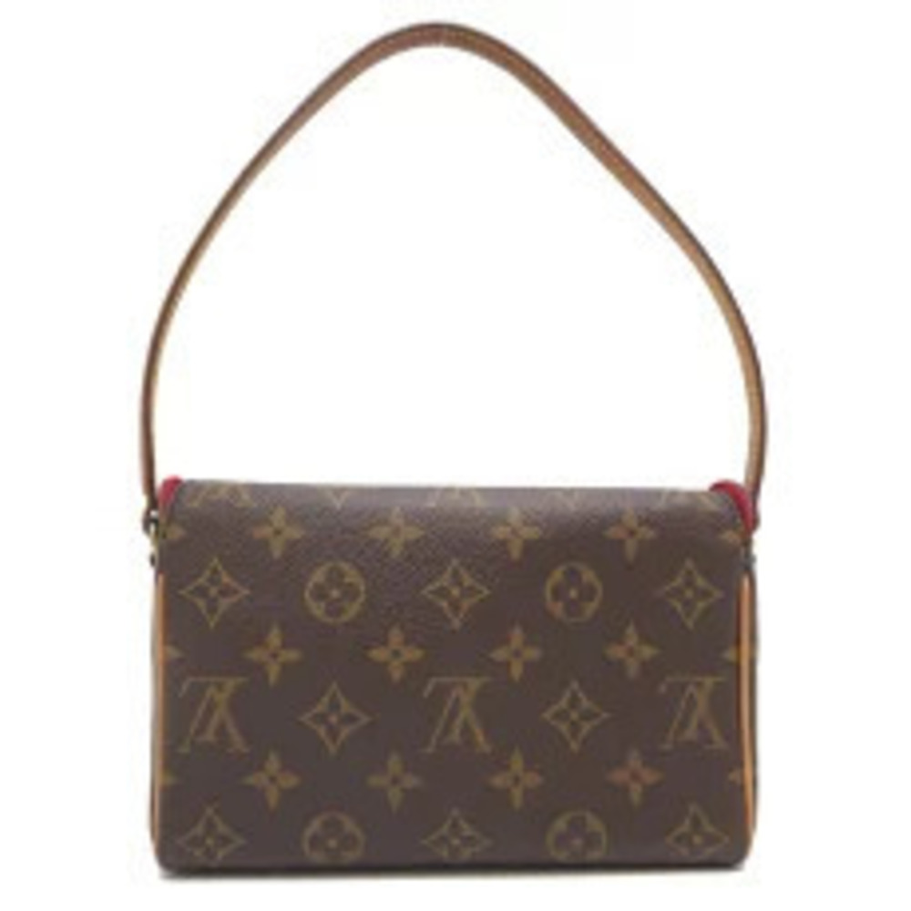 Louis Vuitton Brown Shoulder Monogram Bag Recital